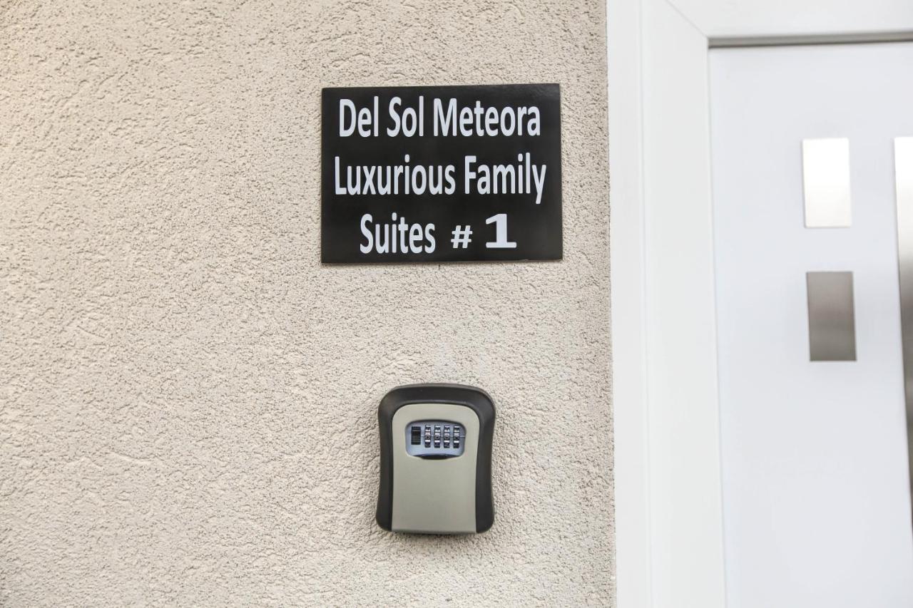 Del Sol #1 Meteora Luxurious Family Suites Kalampáka Ngoại thất bức ảnh